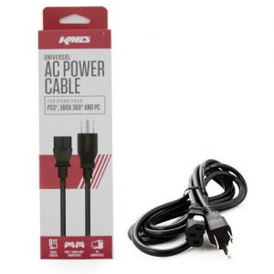 KMD Universal AC Power Cable For PS3, Xbox 360 & PC